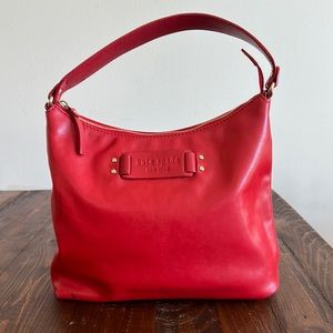 Red leather Kate Spade bag